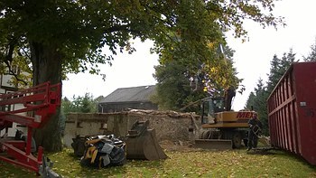 Abriss des alten Pferdestalls, Bild 5