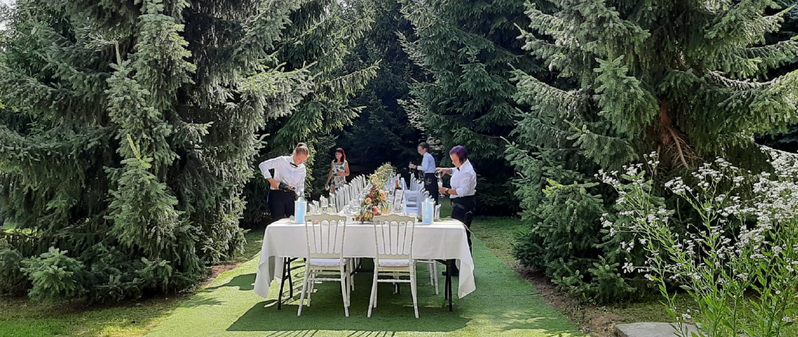 Die Wald-Terrasse – für bis zu 100 Gäste